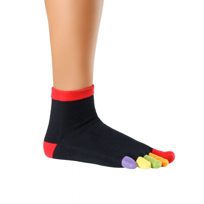 Knitido Zehensocken bunte Sneaker