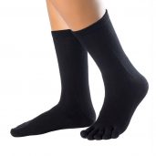 Knitido Zehensocken Merino Flirt (schwarz)