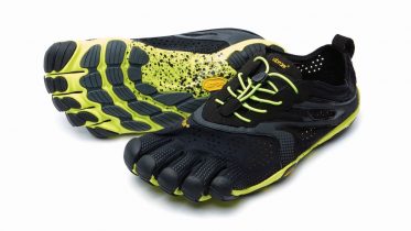 Laufschuh V RUN von Vibram Fivefingers in schwarz gelb