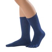 Knitido Zehensocken Merino Flirt (blau)