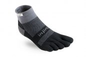 Zehensocken Injinji Run midweight mini crew 203230 - schwarz / grau