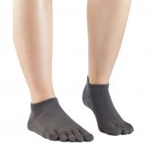 5116815 Knitido Essentials-sneaker-baumwolle charcoal zehensocken