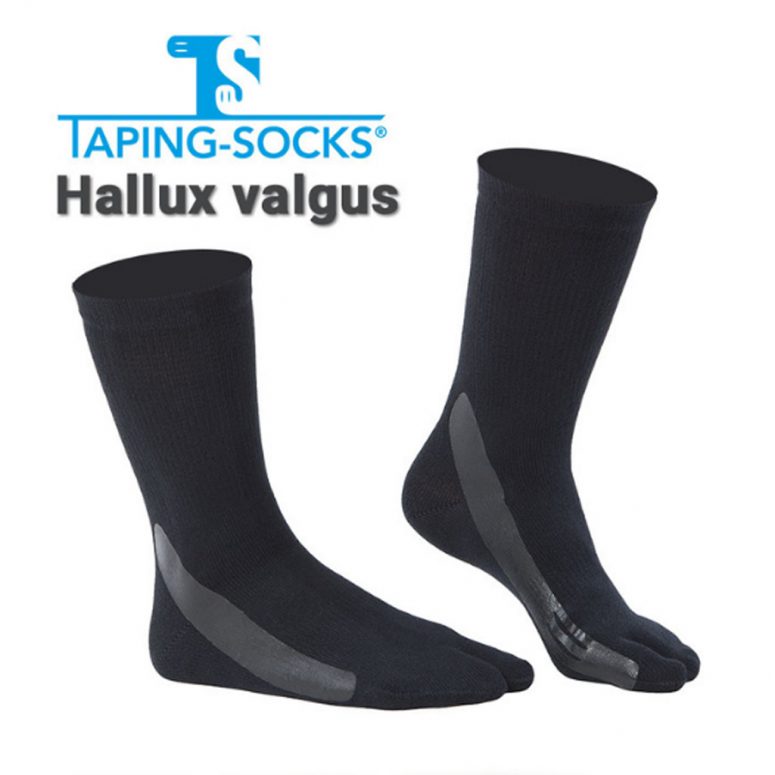 Taping-Socks Hallux-Valgus schwarz