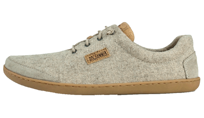 Doghammer - nachhaltige Barfussschuhe mit Kork und Wolle