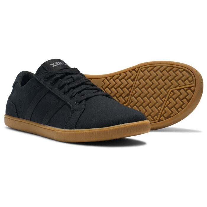 XeroShoes DLCM-BKGM Dillon Canvas Black-Gum