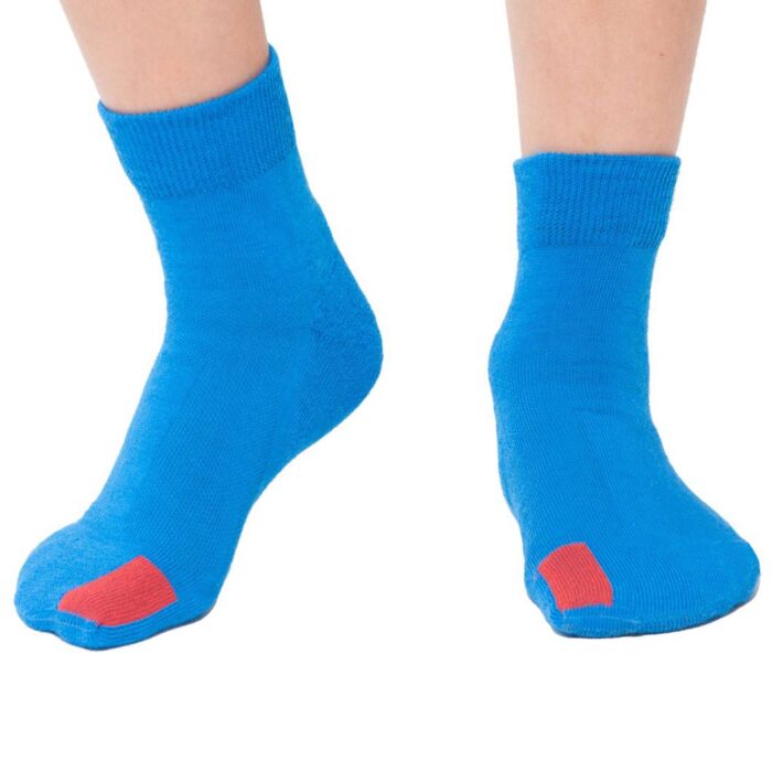 plus12 merino blau kurz 21_23 Plus12 Kindersocken