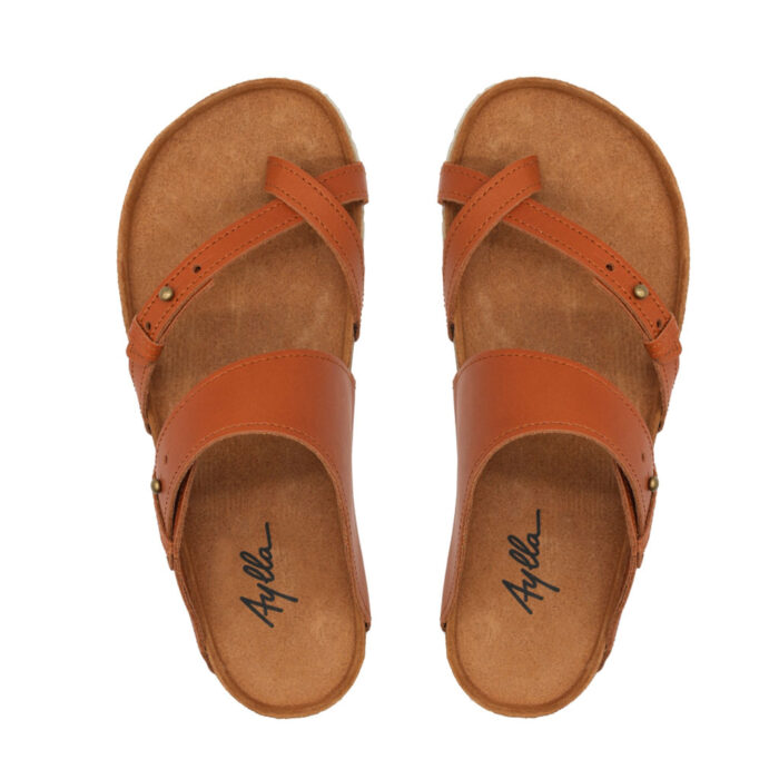 WCHALCGNT Aylla Challaku Sandale cognac