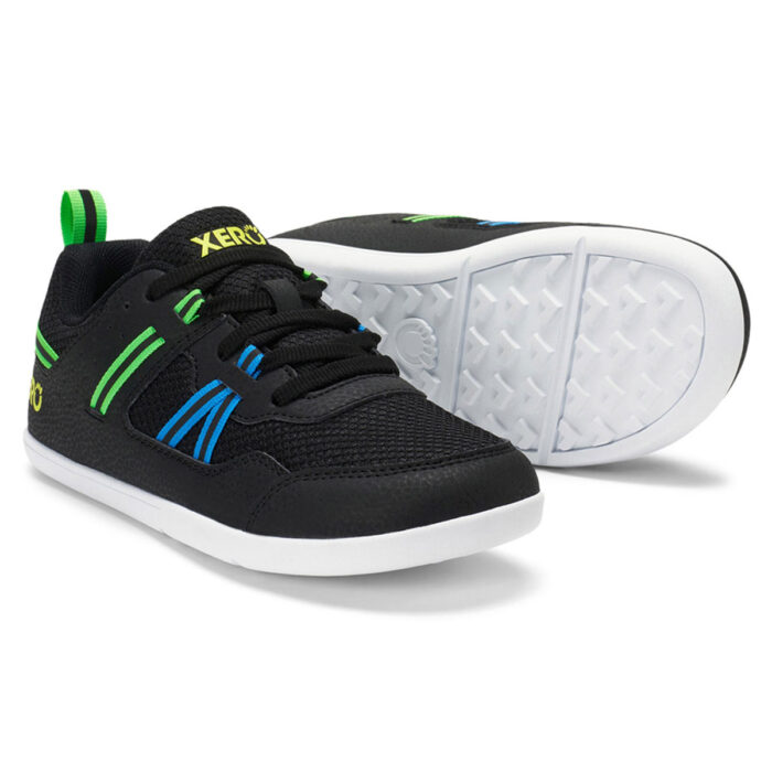 PROY-BKLM Xeroshoes Kids prio youth black lime
