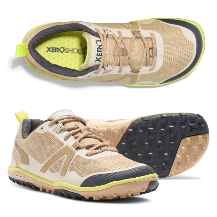 SLVW-ICSM Xeroshoes Scrambler Low EV Irish Cream Sunny Lime