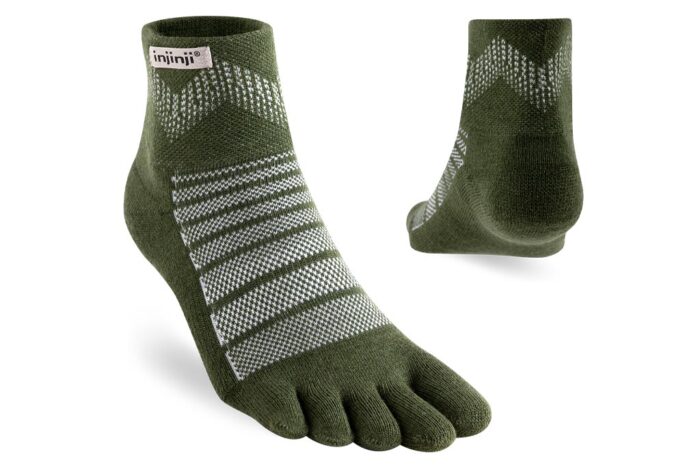 223630FOR - Injinji - Outdoor - MiniCrew - MW - Merino - Forest - Zehensocken
