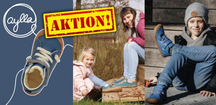 Aylla Barfussschuhe Kinder Titelbild Sale