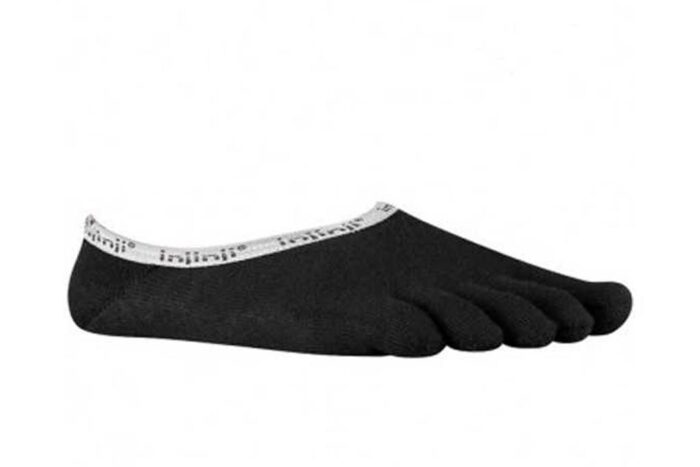 injinji lightweight ghost hidden füssling schwarz 052100BLA