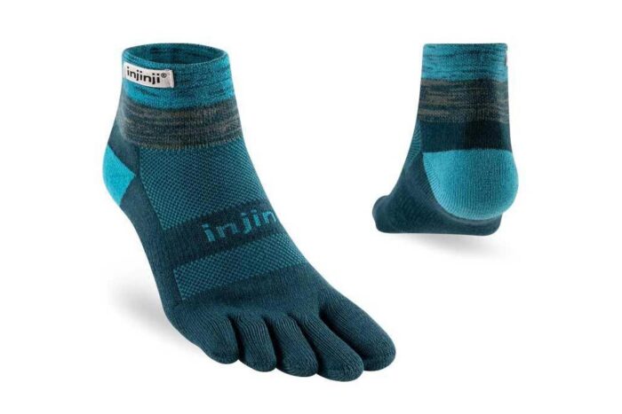 injinji trail mini crew zehensocken midnight 213130MID