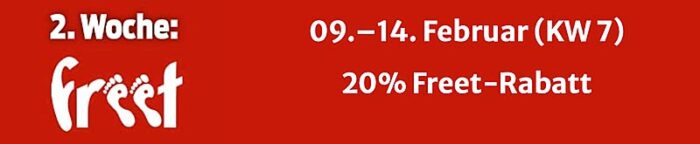 Woche 2 Freet Sale