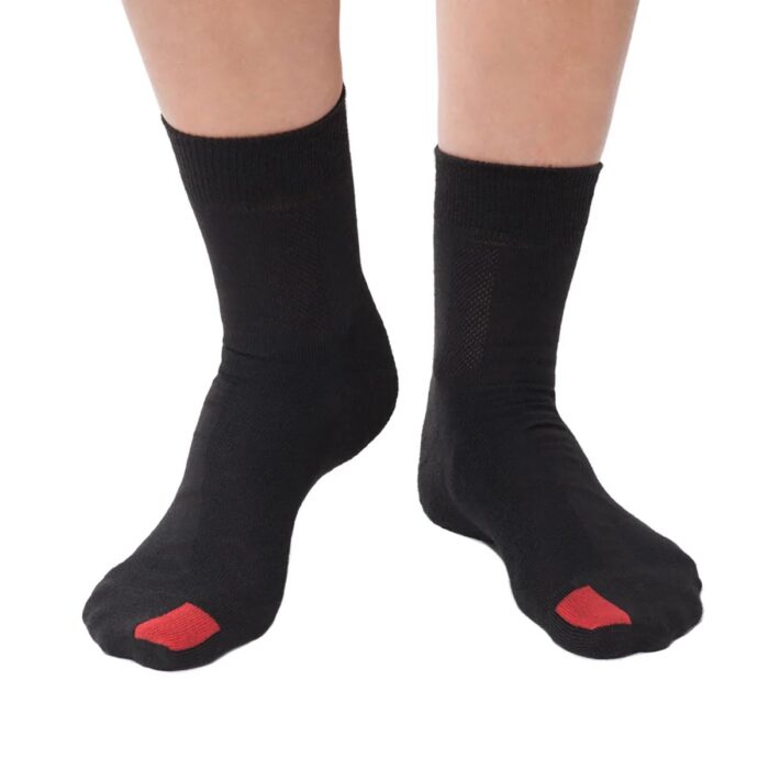 plus12 socks socken erwachsene functional merino schwarz