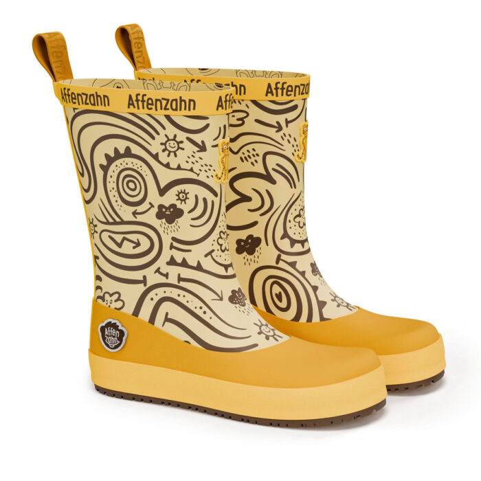 01638-10004 Affenzahn Gummistiefel Vegan Plashy Tiger