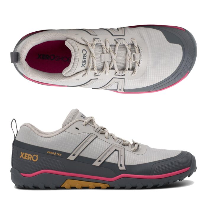 TLXW-DOAP Xeroshoes Scrambler Trail Low WP Dove Asphalt