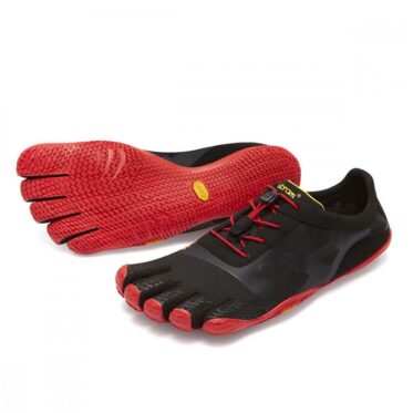 18M0701 Vibram FiveFingers KSO-EVO black-red Zehenschuhe
