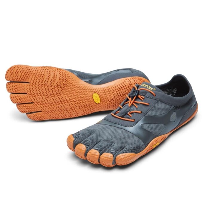21M0701 Vibram FiveFingers KSO-EVO grey-orange Zehenschuhe