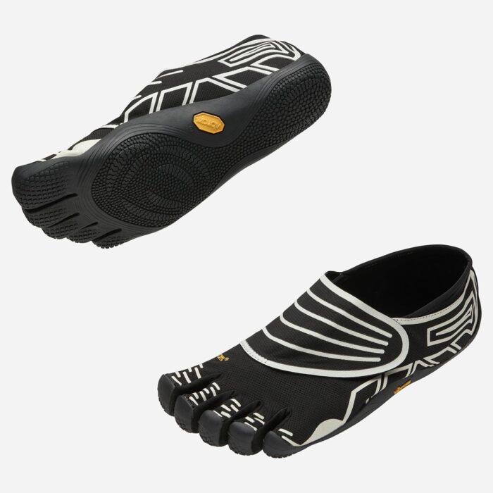 26M8802 Vibram-FiveFingers Groundsplay Black Ivory-Black Zehenschuhe