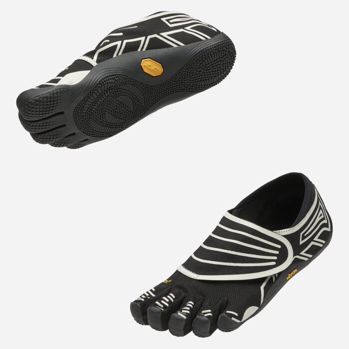26W8802 Vibram-FiveFingers Groundsplay Black Ivory-Black Zehenschuhe