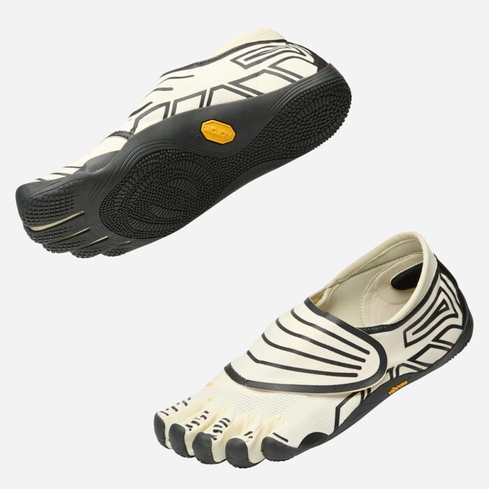 26W8805 Vibram-FiveFingers Groundsplay Ivory-Black Zehenschuhe