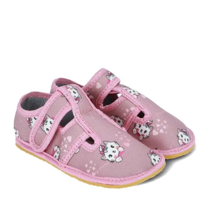 Rayve Crave Slippers pink cat Kids Finken Haussschuhe