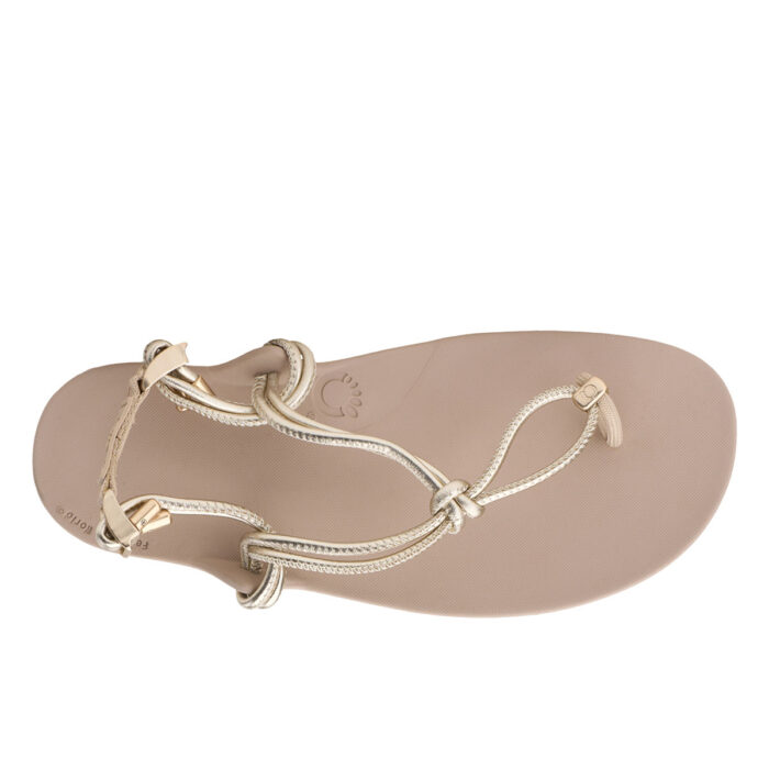 Xeroshoes GELW-GOMT Genesis Leder Gold Metallic Leather Sandale
